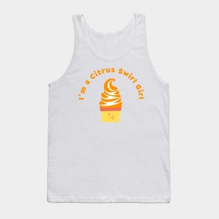 Citrus Swirl Girl Tank Top